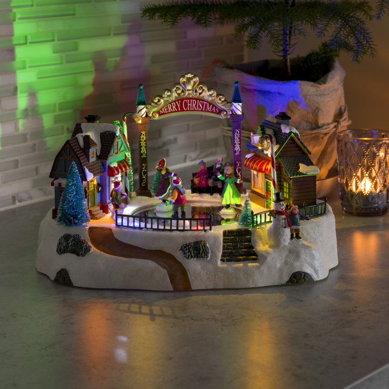 Konstsmide LED Christmas Village with Animated Christmas